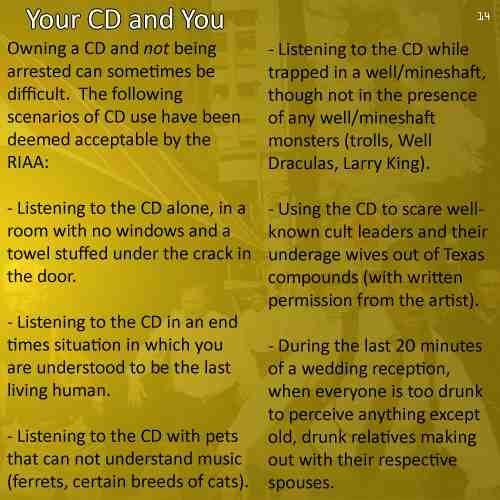 RIAA LINER NOTES