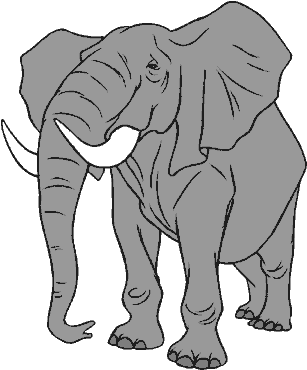 dibujo-de-elefante