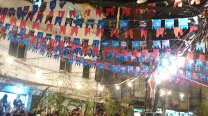 TIM: nice flag sponsorship, very spotty cellphone coverage in Rocinha