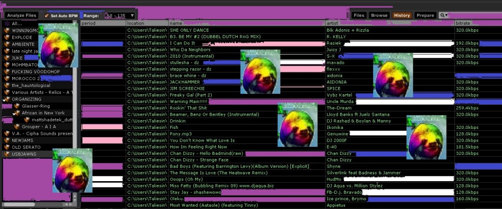 Sweatlodgesetlist