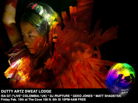 Isa GT at Dutty Artz Sweat Lodge February 2012