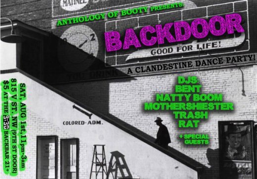 Flyer from the first Backdoor, August 2009
